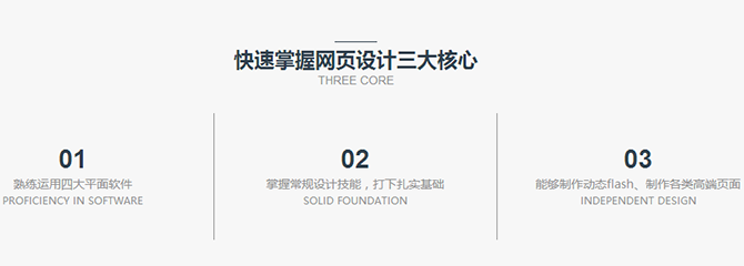 廈門網(wǎng)頁制作精品課程